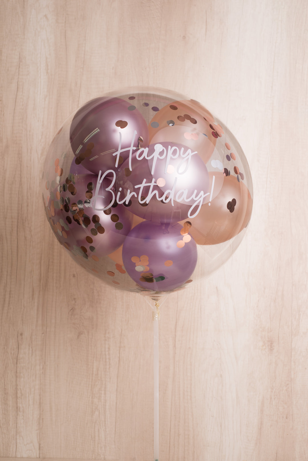 Globo Burbuja "Happy Birthday"