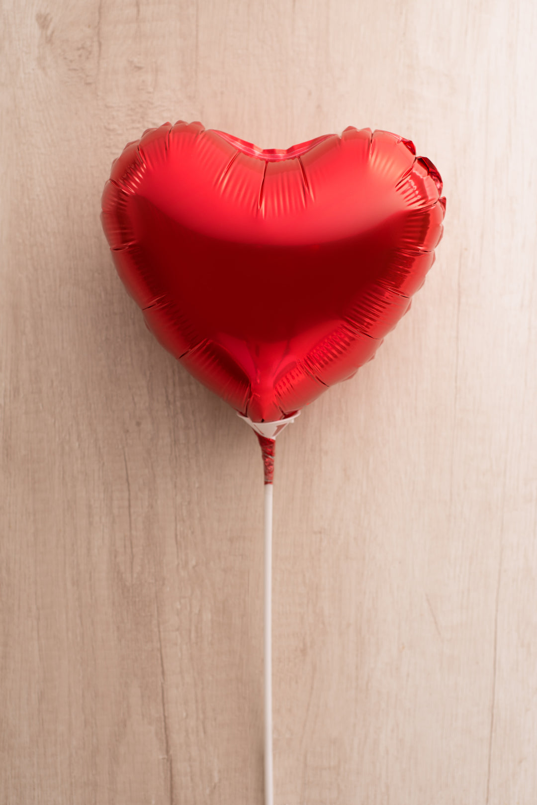 Globo corazón rojo