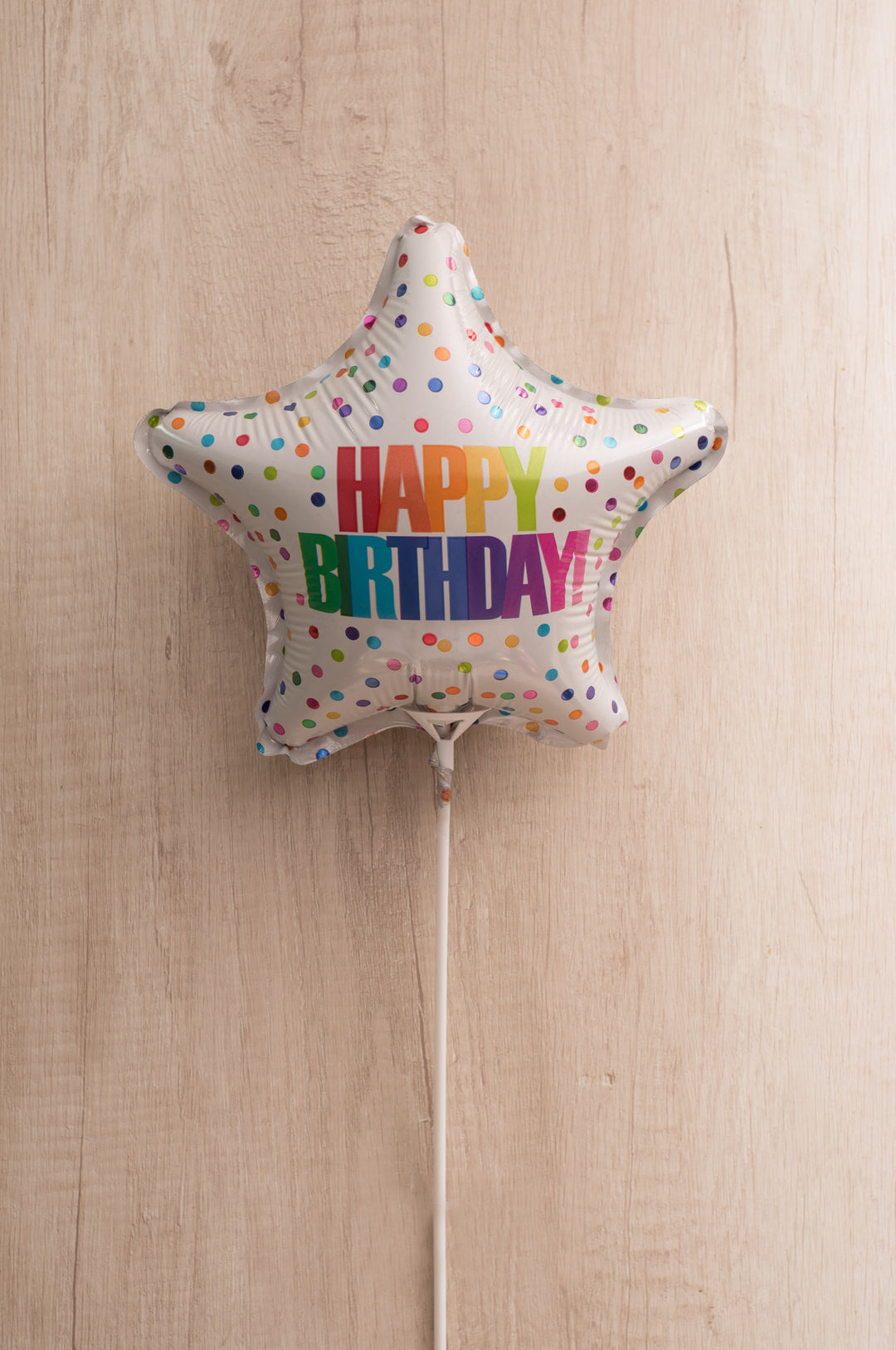 Globo estrella Happy Birthday