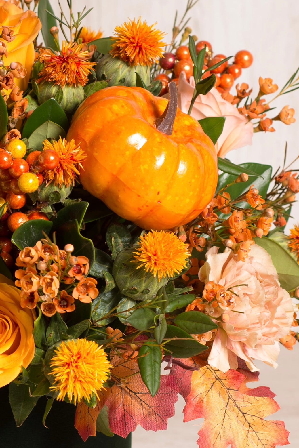Round Box velvet "Pumpkin garden" - Halloween