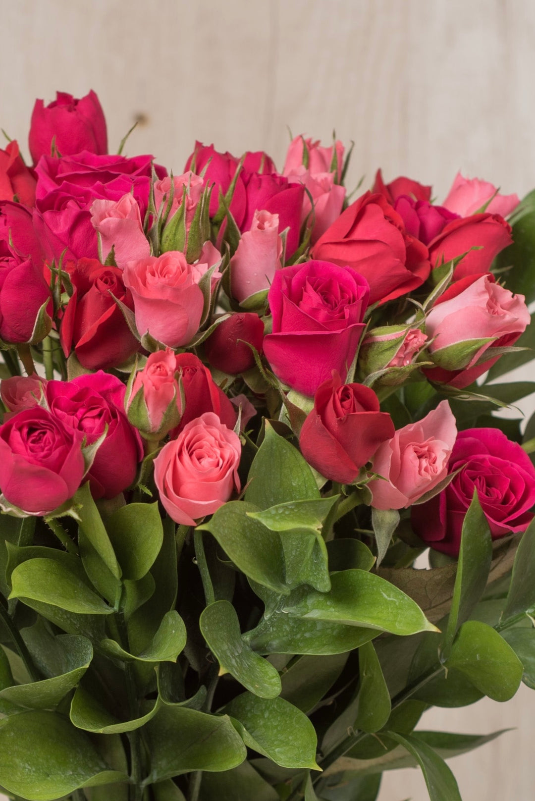 Florero Celine con mini rosas - Sameday
