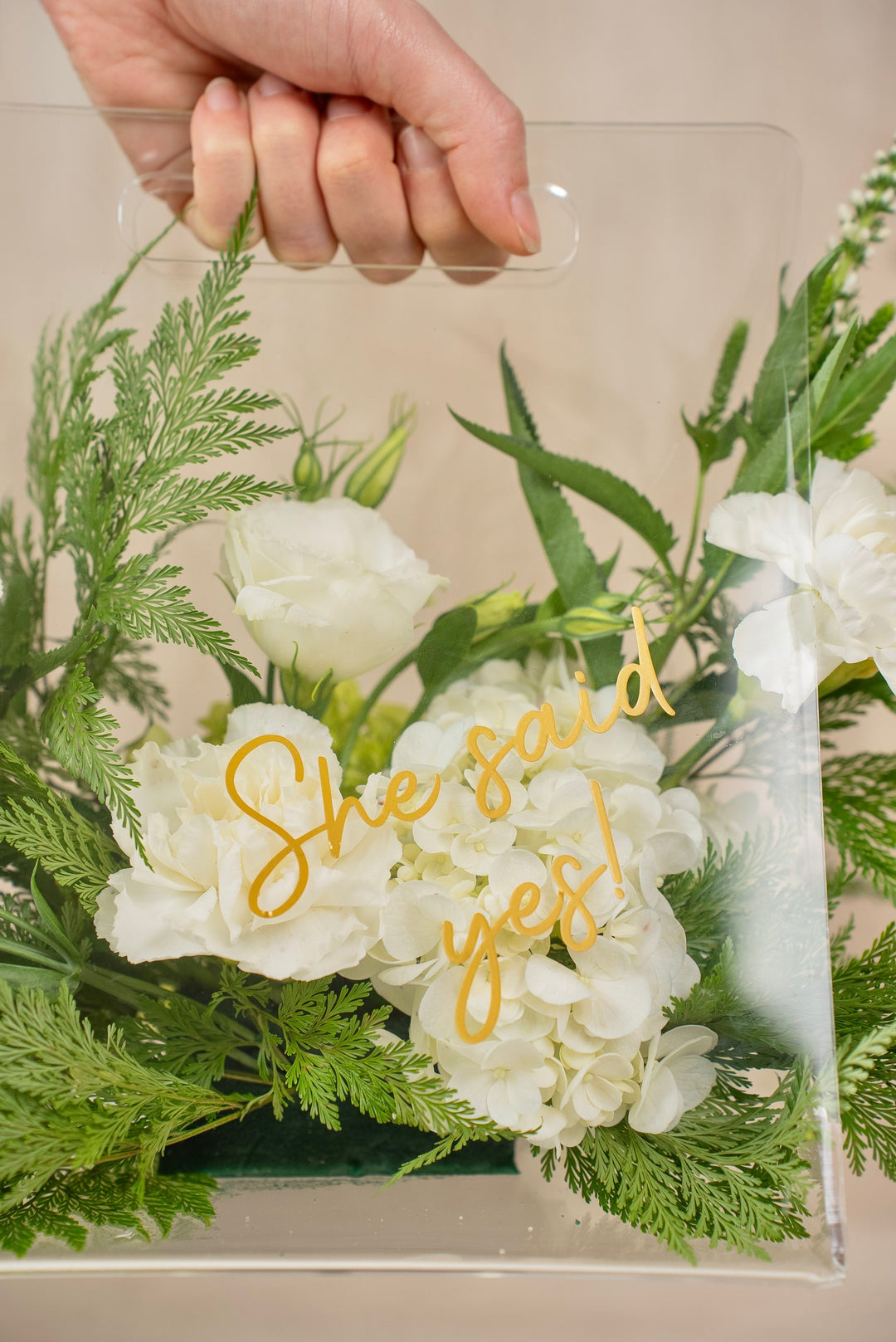 Message "She Said Yes" - Sameday