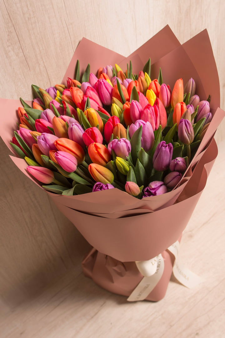 Ramo mix 100 Tulipanes
