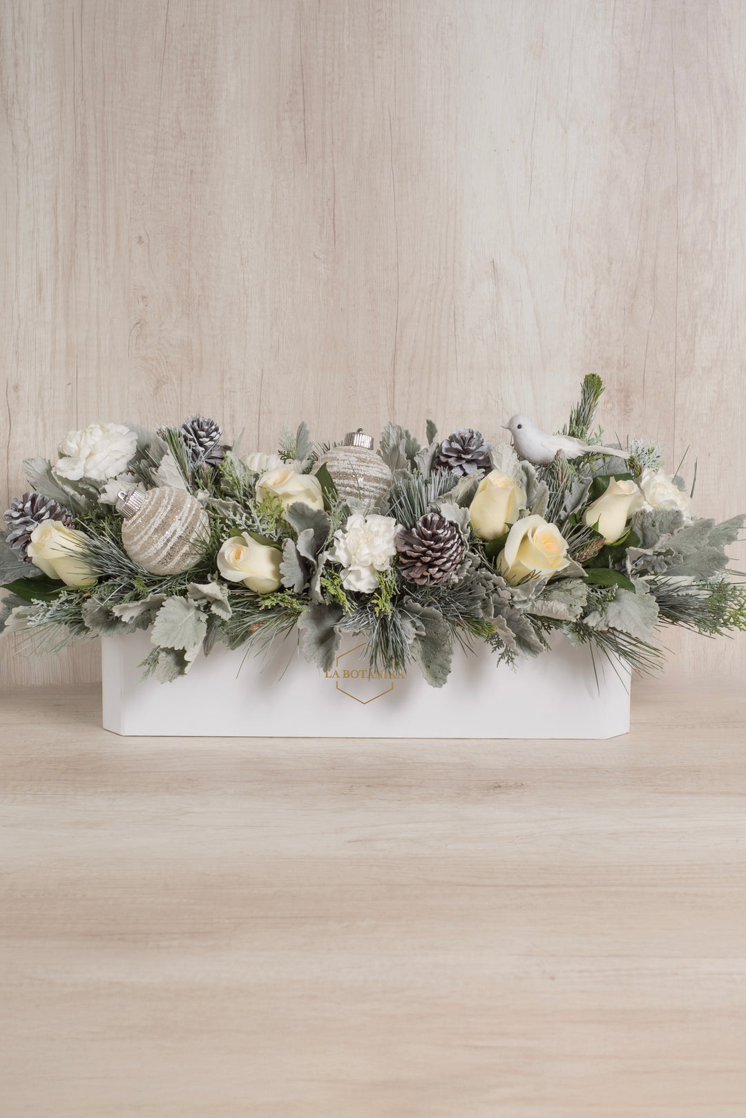 Centro de mesa “Frosted Woods” - Navidad