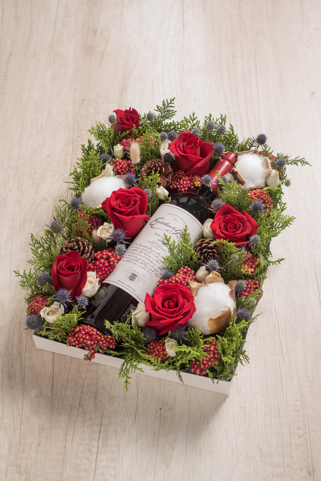 Bottle box - Navidad - Sameday