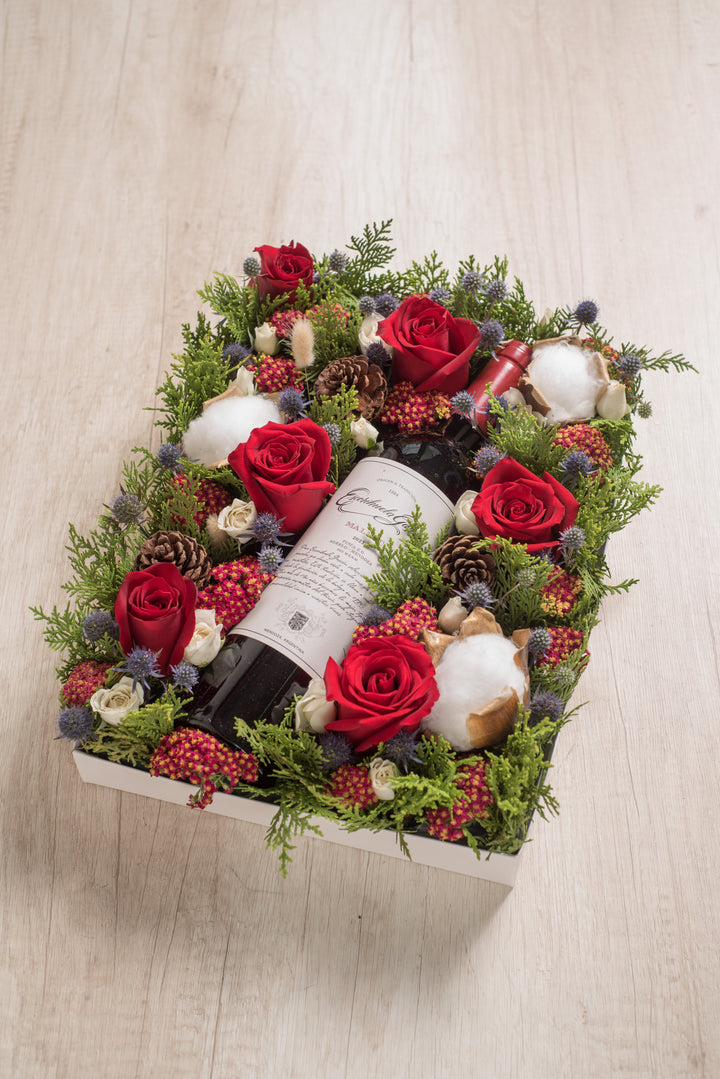 Bottle box - Navidad - Sameday