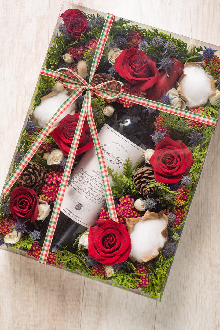 Bottle box - Navidad - Sameday