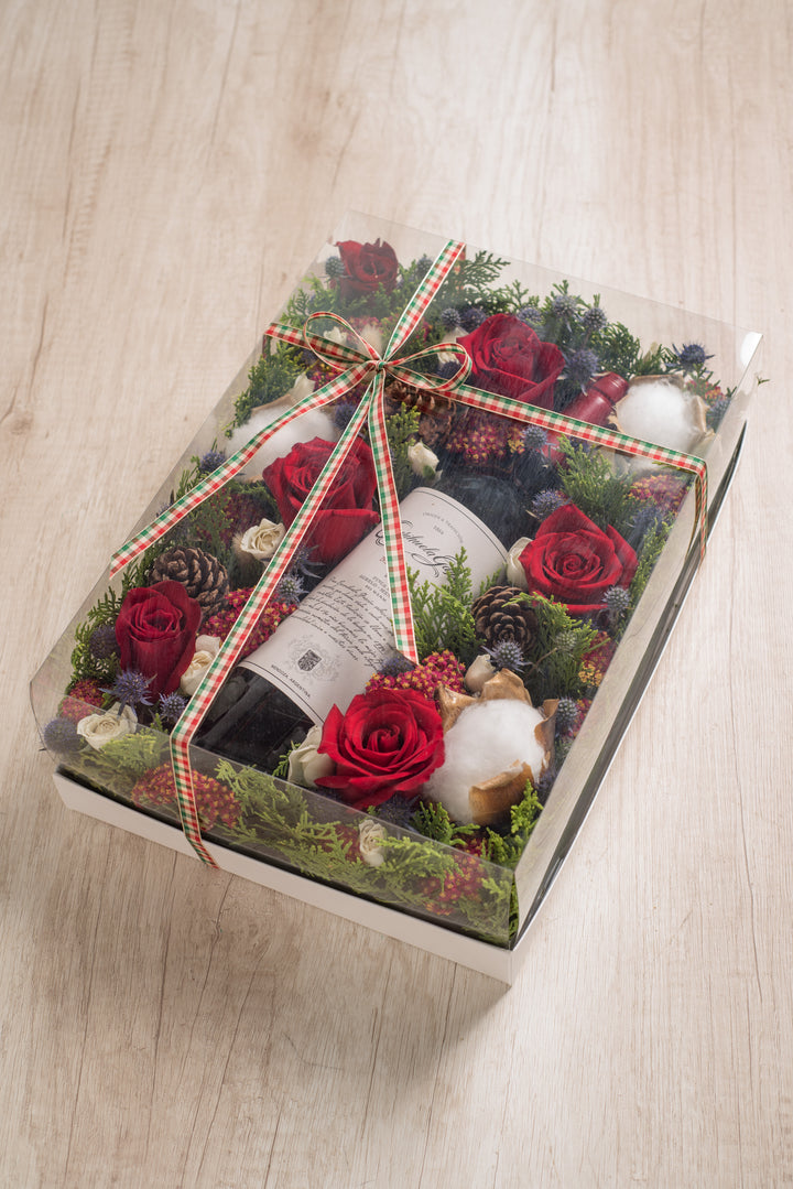 Bottle box - Navidad - Sameday
