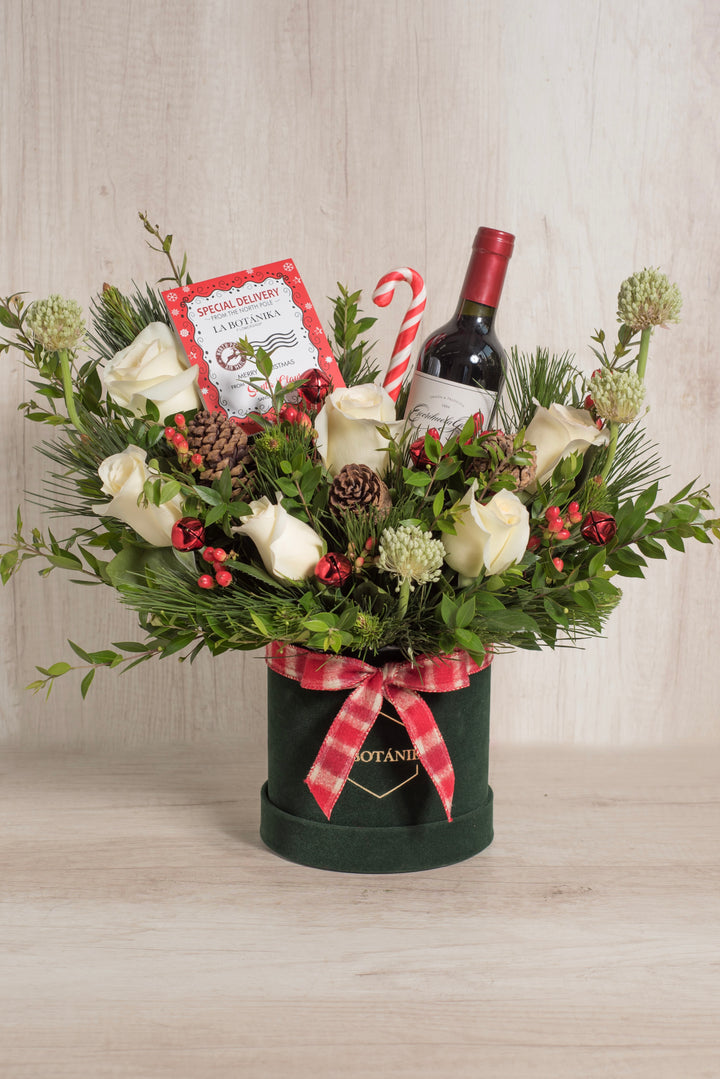 Round Box “Cheers” - Navidad