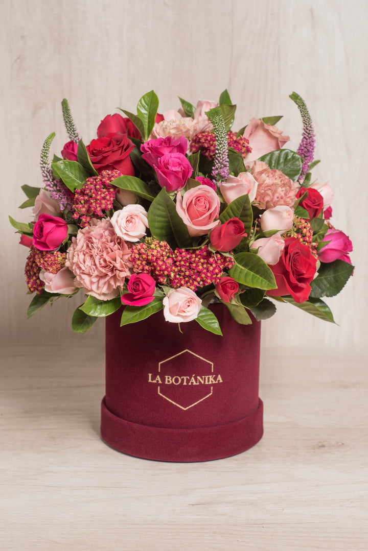 Rund box Velvet Anis