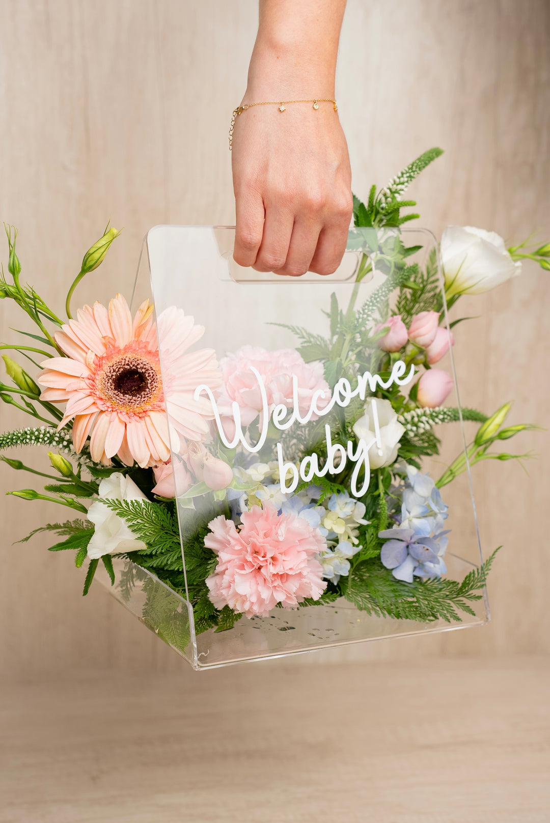 Message "Welcome Baby"
