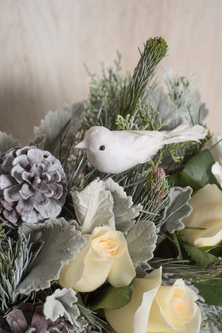 Centro de mesa “Frosted Woods” - Navidad