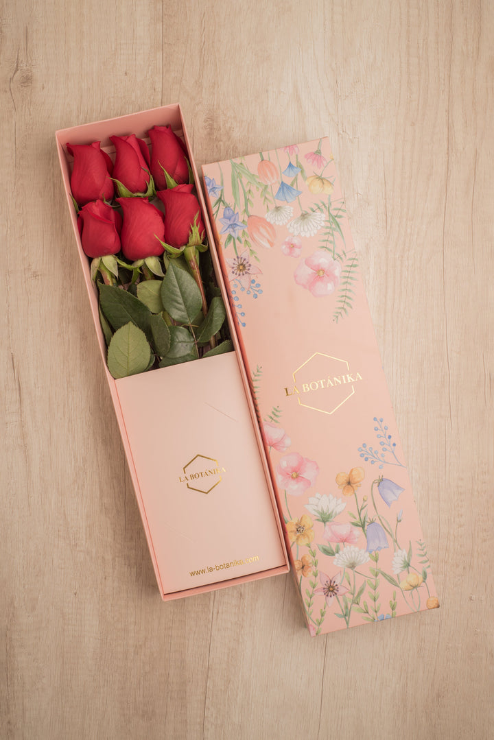 Classic Box Mel 6 Rosas - Mamá25