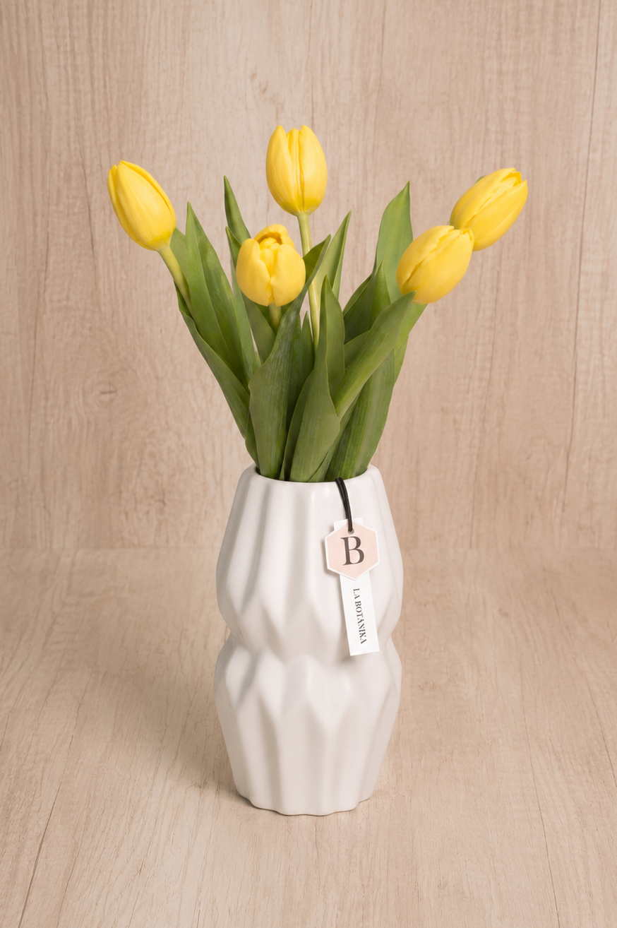 Simone 5 Tulipanes amarillos - Flores amarillas