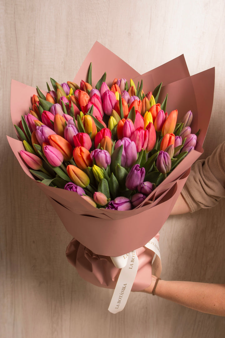 Ramo mix 100 Tulipanes