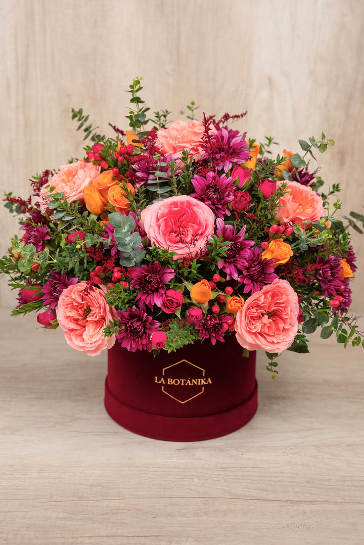 Round box velvet Josephine xl - sameday