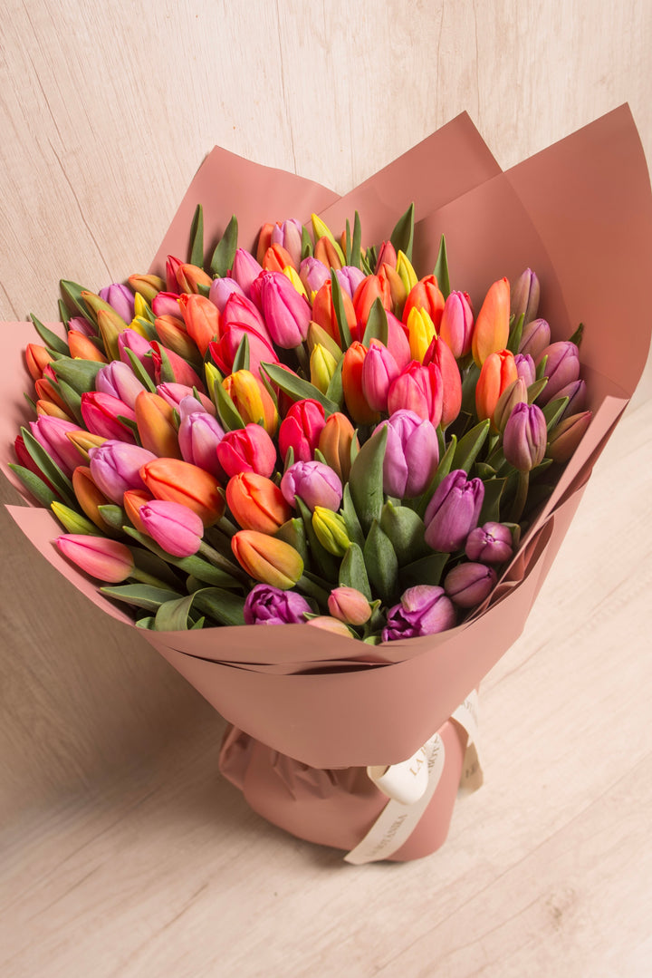 Ramo mix 100 Tulipanes