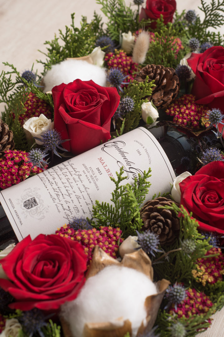 Bottle box - Navidad - Sameday