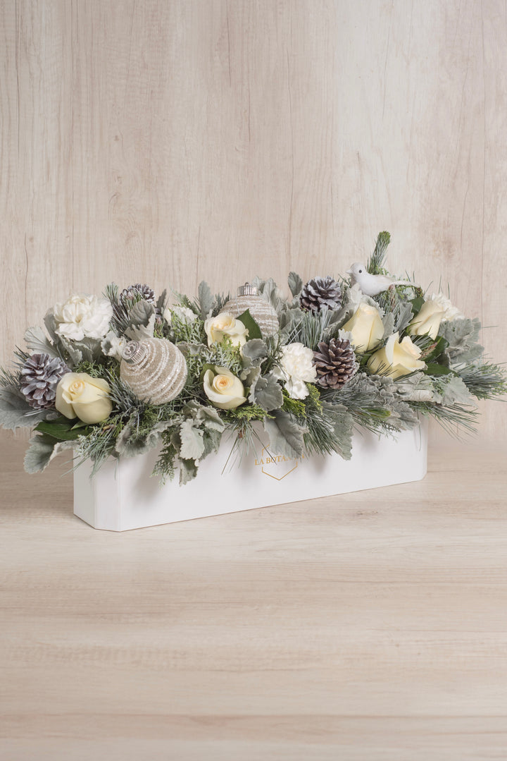 Centro de mesa “Frosted Woods” - Navidad