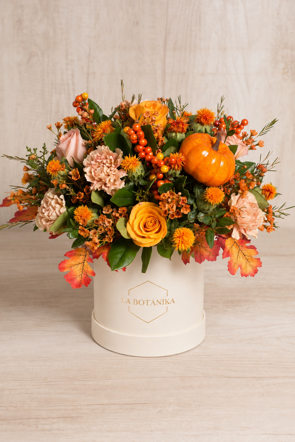 Round Box "Pumpkin garden" - Halloween