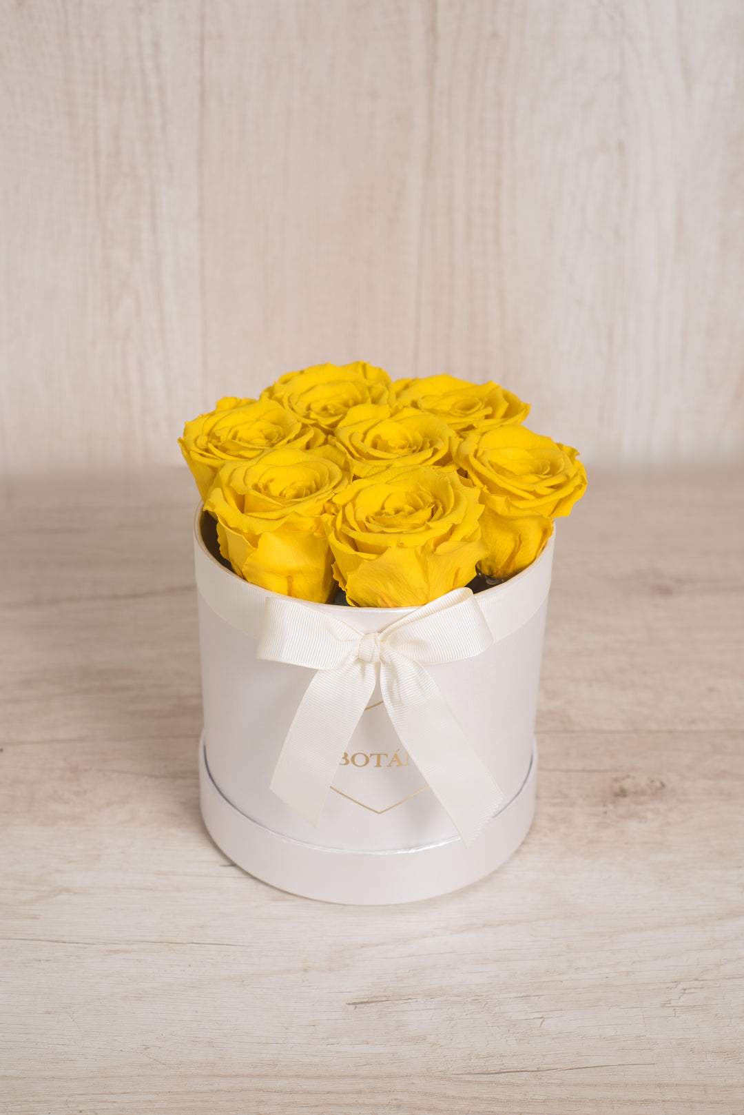 Round Box de Rosas Preservadas