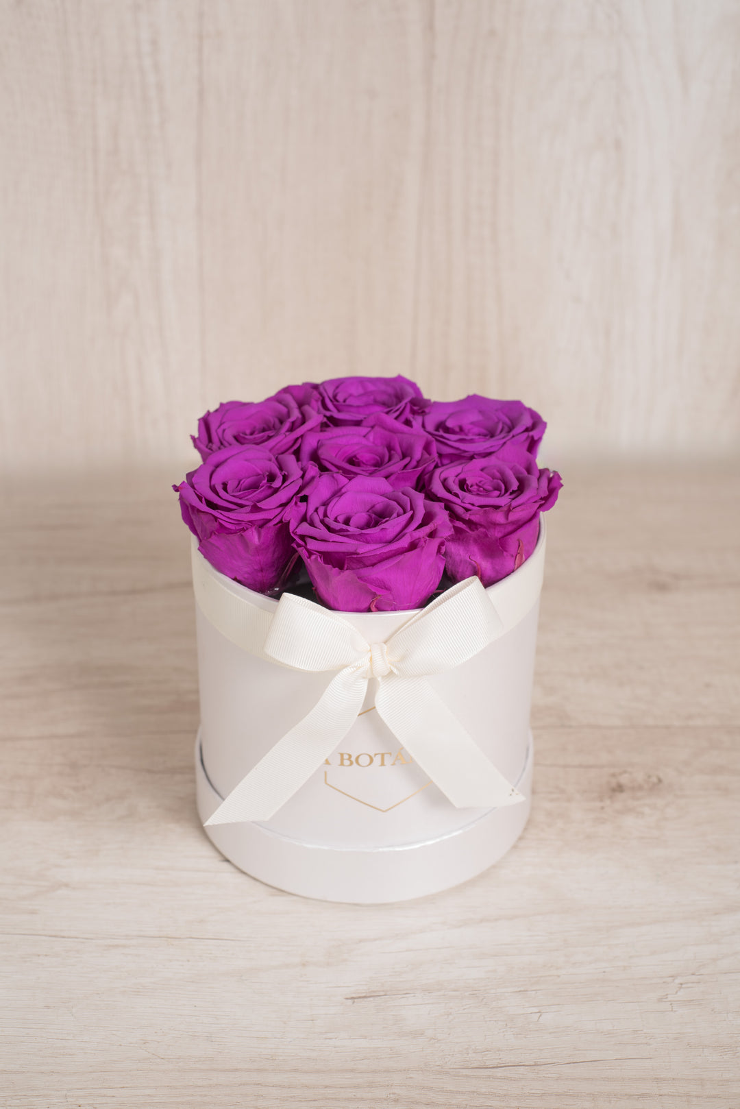 Round Box de Rosas Preservadas