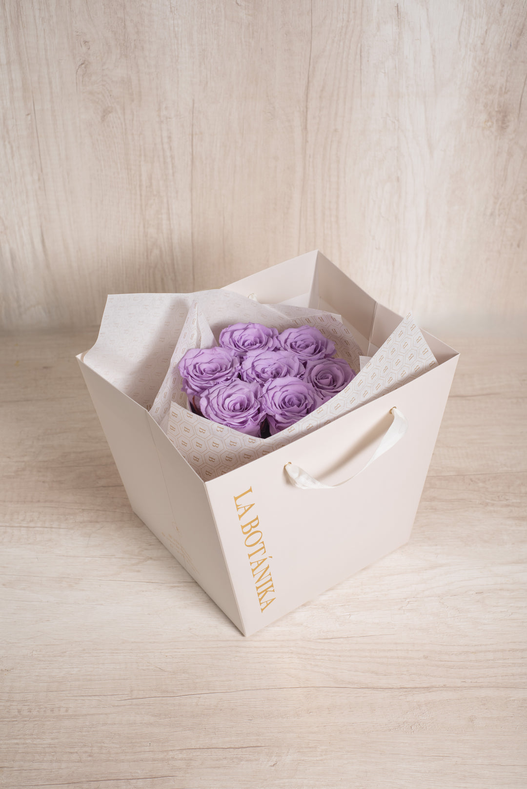 Round Box de Rosas Preservadas
