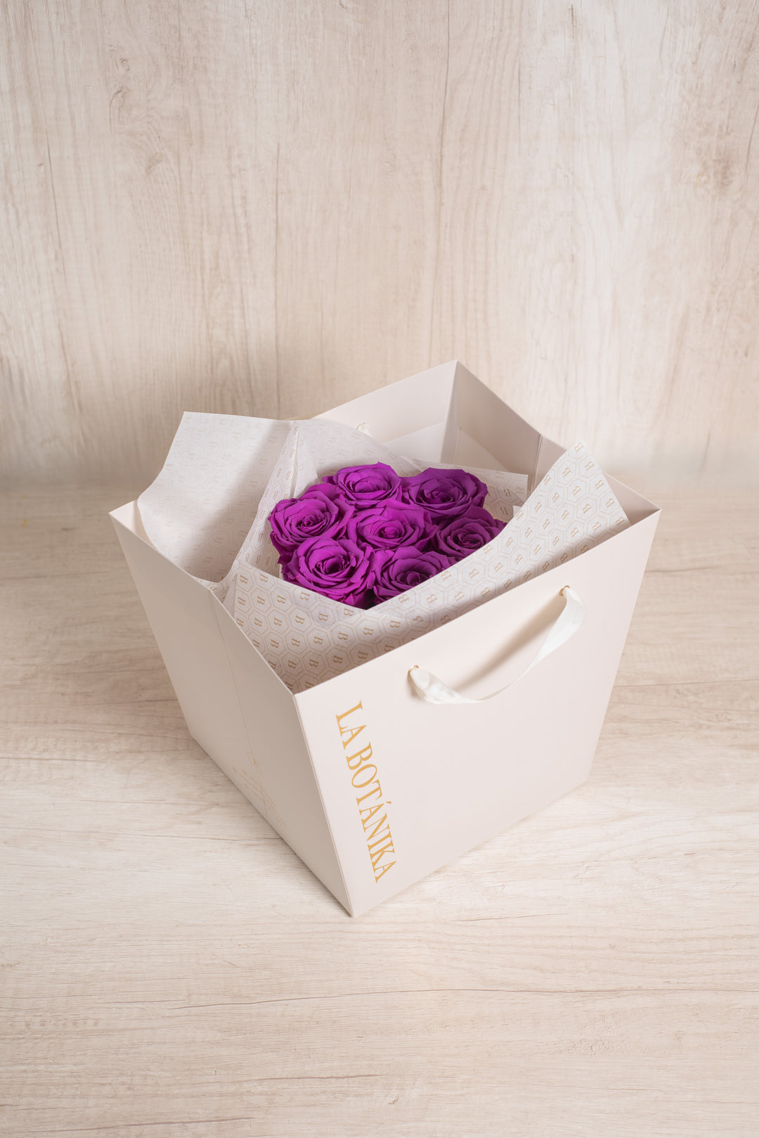 Round Box de Rosas Preservadas