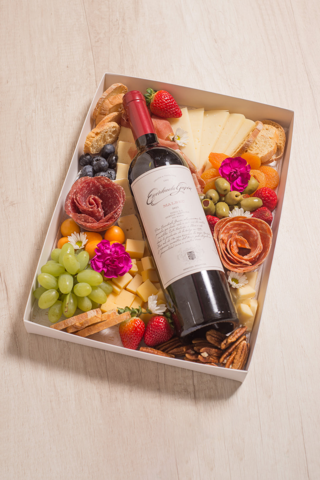 Wine & Cheese board