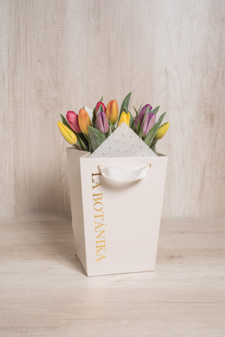 Florero Sianna Mix 10 Tulipanes - sameday