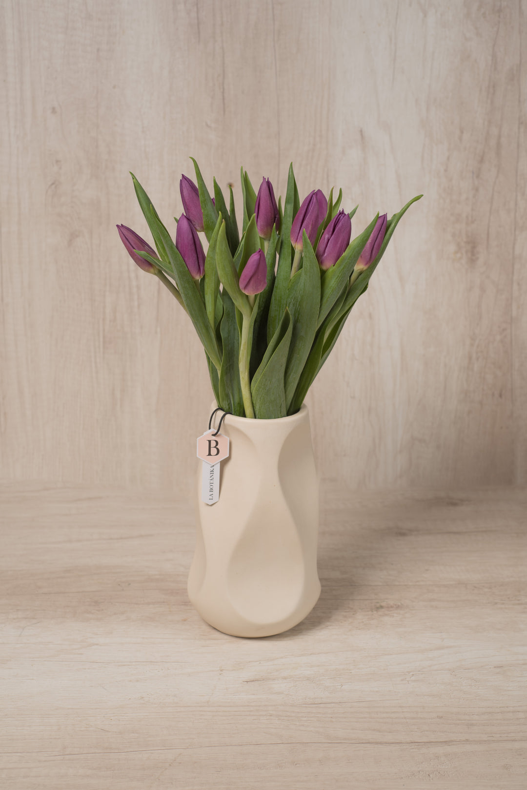 Florero Celine 10 Tulipanes