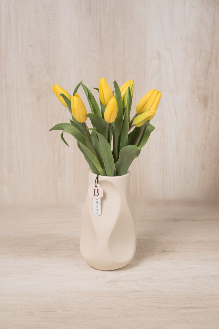 Florero Celine 10 Tulipanes