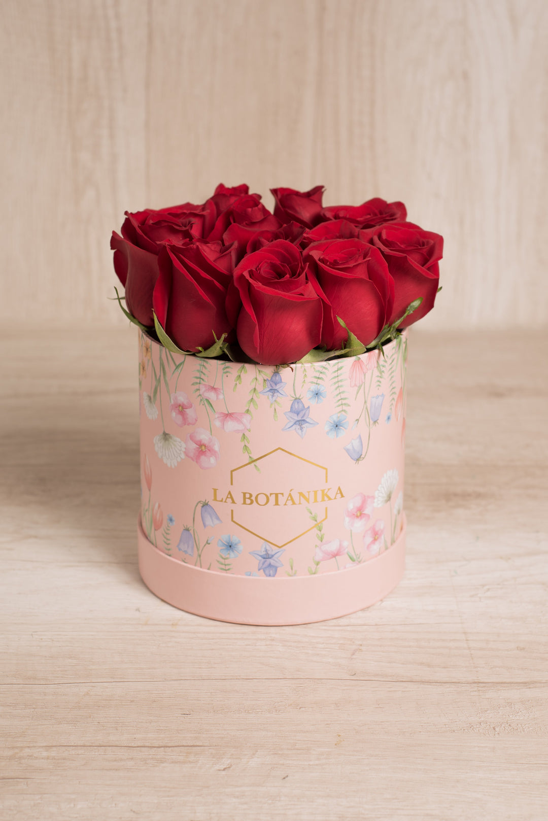 Round Box Mel 12 rosas - Sameday