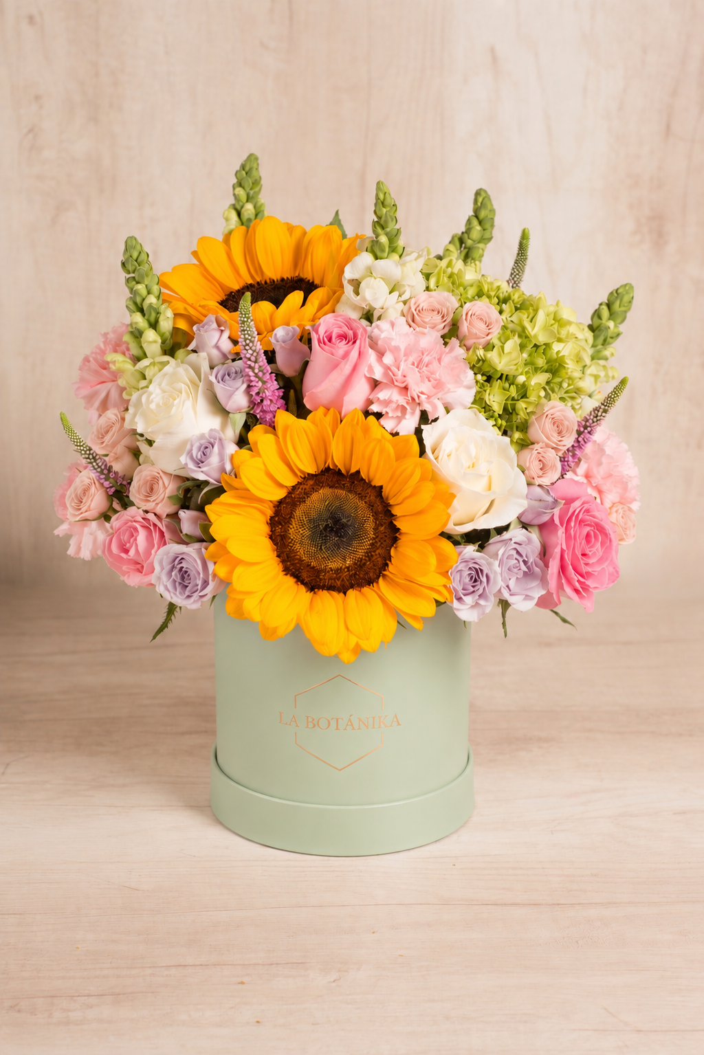 Round box verde viviane