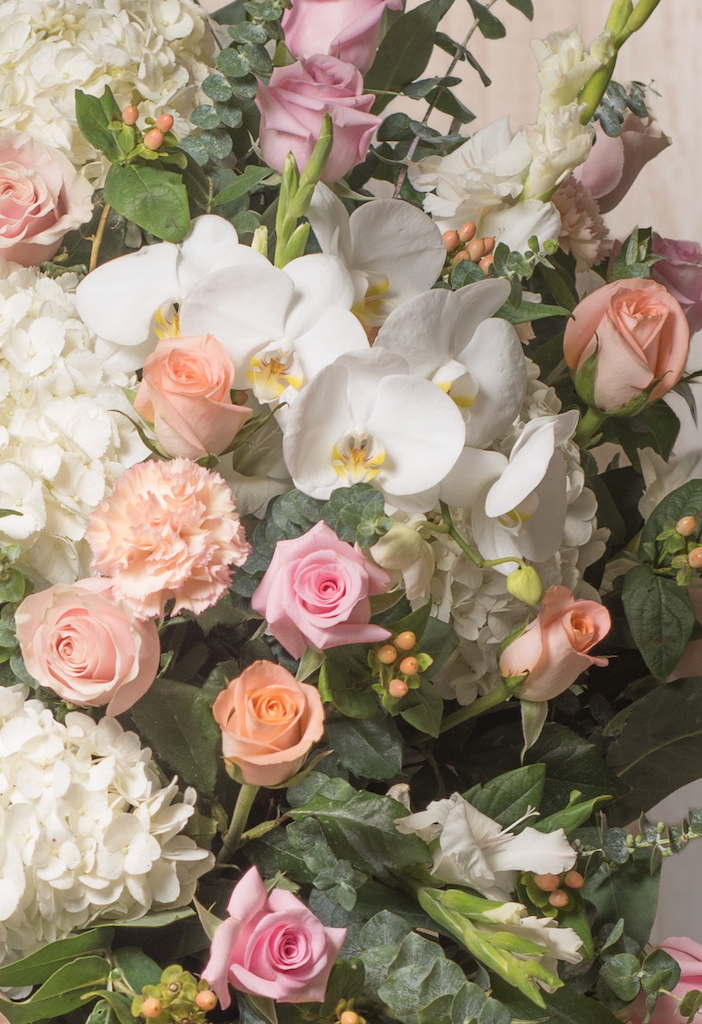 Lágrima Diana con orquideas - Sameday