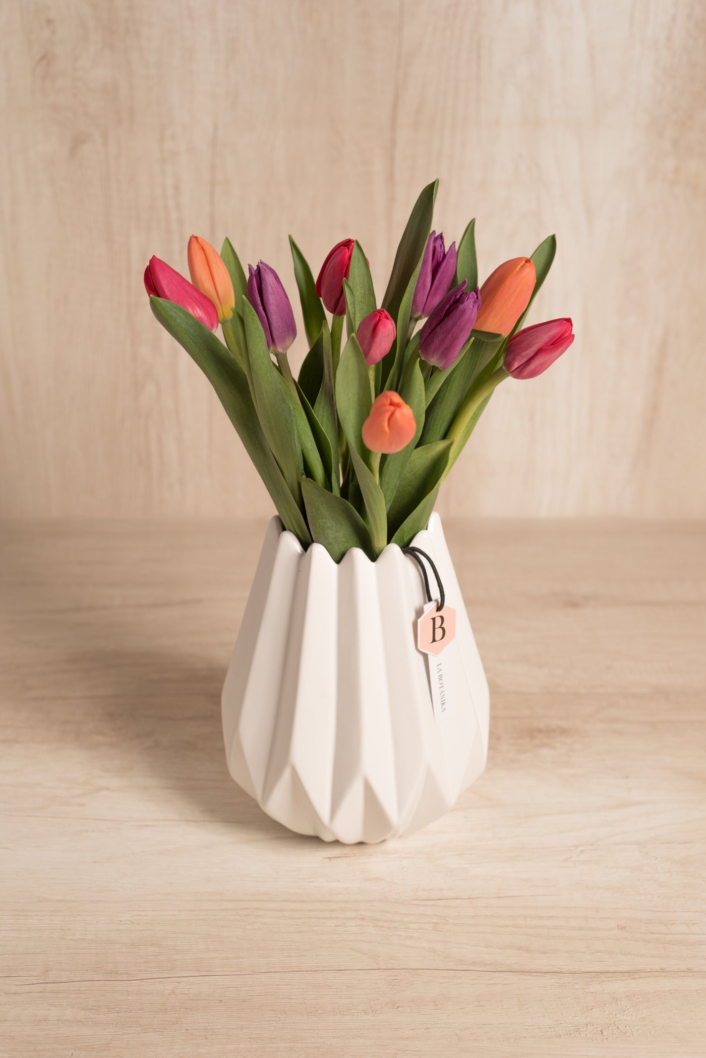 Florero Salma 10 Mix Tulipanes