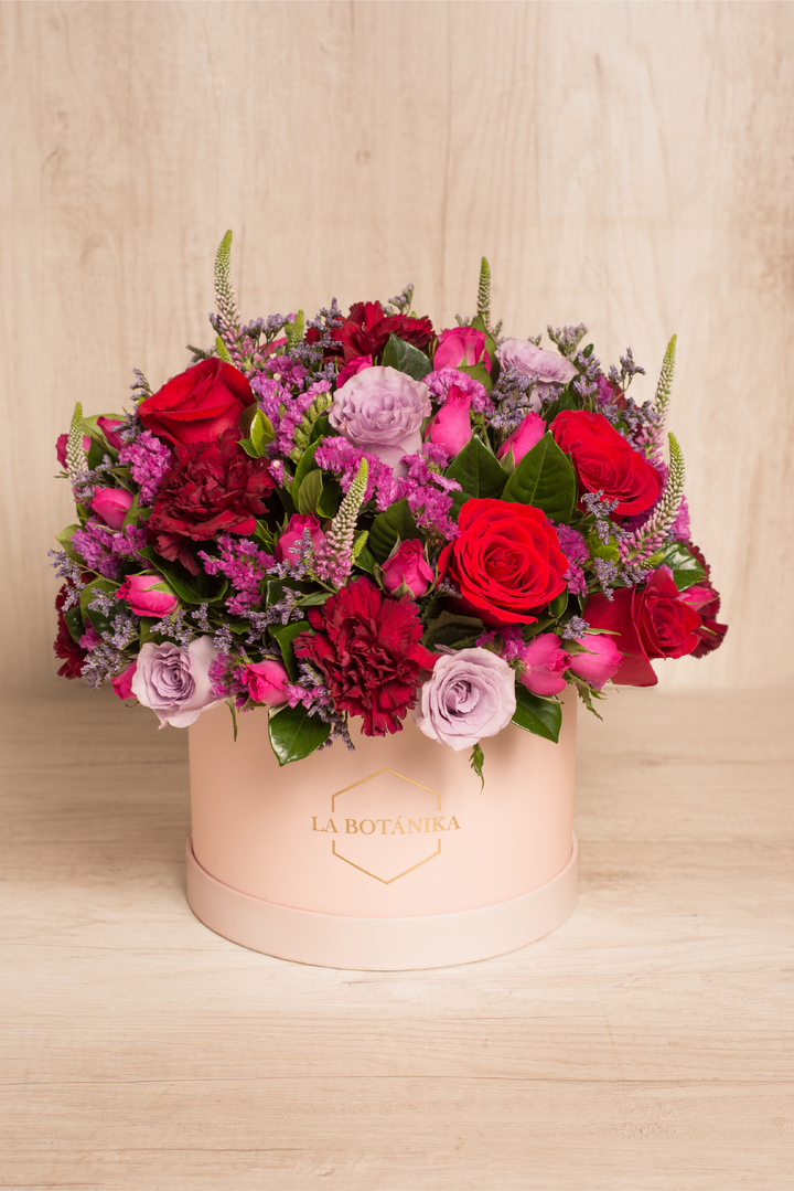 Round box rosada Milene - sameday